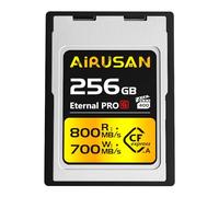 AIRUSAN CFexpress Carte mémoire professionnelle de type A 256 Go, jusqu'à 800 Mo/s de vitesse de lecture et 700 Mo/s en écriture, carte CFexpress de type A pour enregistrement vidéo RAW 4K/8K