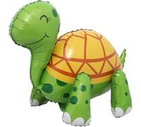 Airwalker Ballon Tortue Géant, Ballon Gonflable 4D Tortue, Ballons Animaux Safari, Décoration Anniversaire Jungle