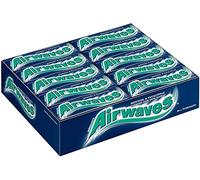 AIRWAVES - Chewing-Gum Menthol & Eucalyptus - Sans Sucres - Grand format - 30 Paquets de 10 Dragées - 420g