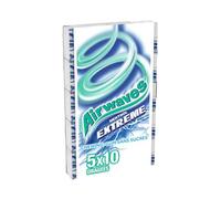 Wrigley Chewing-gum sans sucre Menthol extrême 5 paquets (5×10) 70 g