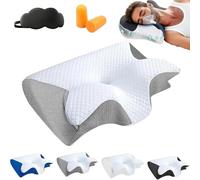 Airway Pro Sleep Apnea Relief Pillow, Airway Pro Pillow, Cervical Neck Pillows, Support Your Head, Neck, Shoulders, Memory Foam Ergonomic Side Sleeper Pillows for Side and Back Sleepers (Gray)
