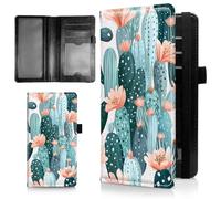 AIRWEE Couverture de chéquier fine pour femme, portefeuille de chèque en cuir synthétique avec blocage RFID avec emplacements pour cartes, porte-stylo, registre de chèques durable à deux volets et