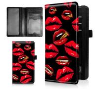 AIRWEE Couverture de chéquier fine pour femme, portefeuille de chèque en cuir synthétique avec blocage RFID avec emplacements pour cartes, porte-stylo, registre de chèques durable à deux volets et