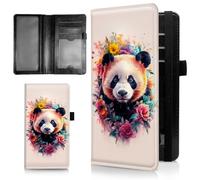 AIRWEE Couverture de chéquier mince pour femme, portefeuille de chèque en cuir synthétique avec blocage RFID avec emplacements pour cartes, porte-stylo, registre de chèques durable à deux volets et