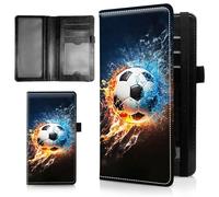 AIRWEE Couverture de chéquier mince pour femme, portefeuille de chèque en cuir synthétique avec blocage RFID avec emplacements pour cartes, porte-stylo, registre de chèques durable à deux volets et