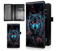 AIRWEE Étui de chéquier fin pour femme, portefeuille en cuir synthétique avec blocage RFID avec emplacements pour cartes, porte-stylo, carnet de chèques à deux volets et housse pour porte-monnaie, A1