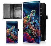 AIRWEE Étui de chéquier fin pour femme, portefeuille en cuir synthétique avec blocage RFID avec emplacements pour cartes, porte-stylo, carnet de chèques à deux volets et housse pour porte-monnaie, A1