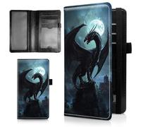 AIRWEE Étui de chéquier fin pour femme, portefeuille en cuir synthétique avec blocage RFID avec emplacements pour cartes, porte-stylo, carnet de chèques à deux volets et housse pour porte-monnaie, A1