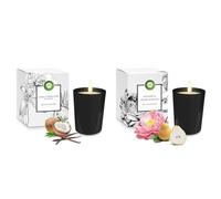 Airwick Bougie Parfumée Vanille et Coco - Bougie Décorative jusqu’à 40h de Combustion+Airwick Bougie Parfumée Pivoine et Poire Anjou - Bougie Décorative jusqu’à 40h de Combustion