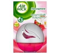 Airwick Decosphere Lot de 4 désodorisants Magnolia et framboise 75 ml