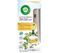 Airwick Desodorisant Maison Spray Automatique Sans Gaz Active Fresh - 1 Diffuseur + 1 Recharge Parfum Vanille & Beurre de Karité
