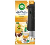Airwick Desodorisant Maison Spray Automatique Sans Gaz Active Fresh - 1 Diffuseur + 1 Recharge Parfum Vanille & Beurre de Karité