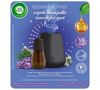 Airwick Diffuseur d'Huiles Essentielles Essential Mist + 1 Recharge Parfum Lavandin et Eucalyptus