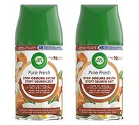 Airwick Lot de 2 Recharges Freshmatic Pure Fresh Vanille et Délice de Caramel -250ml