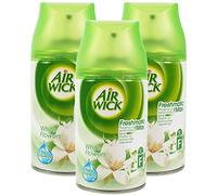 Airwick Lot de 3 recharges fleurs blanches pour Freshmatic Max - 250 ml