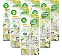 Airwick Lot de 6 recharges d'huile essentielle Fleurs blanches 19 ml