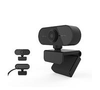 AIRYSSFU Webcam, Mini Webcam d'ordinateur rotative 1080P HD avec caméras de Microphone for caméra de vidéoconférence de Diffusion en Direct