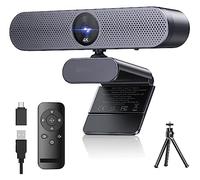 AIRYSSFU Webcam, Webcam 4K DW50 caméra Web USB à Mise Point Automatique avec micros télécommande HD Webcamera for Les conférences, la Diffusion en Direct, l'enregistrement