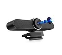 AIRYSSFU Webcam, Webcam de Salle de conférence 4K avec Microphone et Haut-Parleur Caméra vidéo d'ordinateur 8MP avec Cadrage Automatique AI Grand Angle for Le Streaming