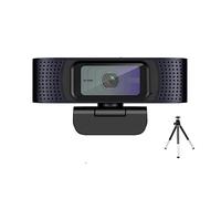 AIRYSSFU Webcam, Webcam HD 1080P avec obturateur de confidentialité Caméra USB Ordinateur PC Portable Autofocus avec Microphone for conférence, Diffusion en Direct, Enregistrement