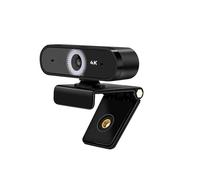 AIRYSSFU Webcams, 4K Webcam 13MP Zoom 10x USB Caméra Vidéo pour PC Portable Enseignement en Ligne Diffusion