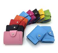 AirZyx Porte Carte Femme Homme Porte Carte de Credit Femme Homme 24 Fentes (Bleu)