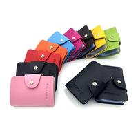 AirZyx Porte Carte Femme Homme Porte Carte de Credit Femme Homme 24 Fentes (Noir)