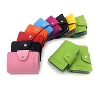 AirZyx Porte Carte Femme Homme Porte Carte de Credit Femme Homme 24 Fentes (Vert)