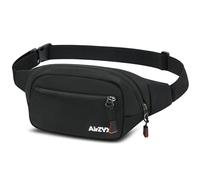 AirZyx Sacs Banane et Sacs Banane pour Homme et Femme pour la randonnée et la Course à Pied (Noir)