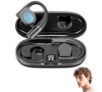 Aischens Casque de Traduction en Temps RéEl,Casque Bluetooth 144 Langues avec Chargeur Ultra-Longue DuréE,Convient Aux Voyages d'affaires,Aux Voyages et Aux éTudes(Noir)