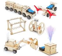 Aischens Kit d’Expérience Scientifique Bricolage pour Enfants 6-14 Ans, Kit Scientifique Enfants avec 6 Expériences, Jouets Éducatifs de Physique STEM, Activités Éducatifs de Sciences