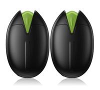 Aischens Lot de 2 chauffe-mains électriques - 6000 mAh - USB - Chauffe-mains rechargeables - Magnétiques - Gadgets d'extérieur pour la chaleur - Cadeaux pour femmes et hommes (noir)