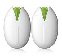 Aischens Lot de 2 chauffe-mains électriques - 6000 mAh - USB - Chauffe-mains rechargeables - Magnétiques - Gadgets d'extérieur pour la chaleur - Cadeaux pour femmes et hommes (blanc)
