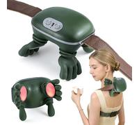 Aischens Massageur Bionique Nuque et Épaules avec Chaleur et Doigts, Massageur Portable Léger pour le Cou et le Dos, Main de Massage Vibrante avec Sangle pour Outils et Corps