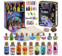 Aischens Set de Potion Mystère avce 22 Bouteilles de Potion Magique pour Enfants 6-12 Ans, Kits de Potions de Fées DIY Jouets Artisanaux pour Garçons Filles, Cadeaux Créatifs de Noël pour Enfants