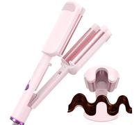 AISEELY Boucleur a Cheveux 3 Tete, 32MM Fer à Friser-Grandes Boucles, 4 Températures Réglables, Anti-Brûlure, Convient aux Débutants,Fer a Friser Boucler pour Cheveux Longs Courts, Styliseur de Vagues