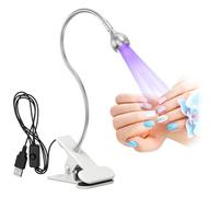 AISEELY Traitement Ultraviolet UV Traitement Ultraviolet Lumière 3W USB LED Lumière Pourpre USB Support de Perle pour Lampe Plug and Play pour la Réparatio, Argent