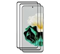 AISELAN Lot de 2 protections d'écran incurvées 3D pour Huawei P60 - Couverture complète 3D - Transparentes - Anti-rayures - Installation facile - En verre trempé - Pour Huawei P60/Huawei P60 Pro/Huawei P60 Art (6,7") 2023