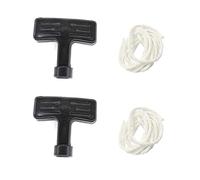 AISEN 2 ENSEMBLES Lanceur à Rappel Kit de Corde de poignée de Traction pour Honda GX160 GX200 GX120 GX110 Moteur Tondeuse Débroussailleuse 28461-ZH8-013 28461-zh8-003 28462-ze2-003