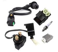 AISEN AC 4 temps 4+2 6 broches Bobine d'allumage CDI Solenoid Relay Bougie d'allumage pour GY6 50-150 50cc 125cc 150cc 139QMA 139QMB ATV Scooter cyclomoteur Dirt Bike Scooter