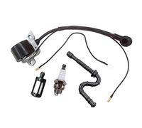 AISEN Bobine d'allumage + Bougie d'allumage pour STIHL 024 026 028 029 034 036 038 039 044 048 MS240 MS260 MS290 MS310 MS360 MS360C MS390 MS440 MS640 Tronçonneuse