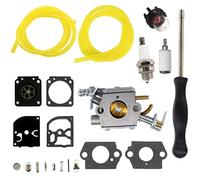 AISEN Carburateur avec joint Tuyau à essence Tournevis pour tronçonneuse Zama C1M-H58 Ryobi Homelite 308070001 309360001 985597001 38cc 46cc