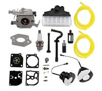 AISEN Carburateur et Bouchon de réservoir Kit de Réparation Membranes Filtre à air pour STIHL 021 023 025 MS210 MS230 MS250 Walbro WT-286 Zama C1Q-S11E C1Q-S11G Tronçonneuse 1123-120-0603
