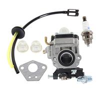AISEN Carburateur & Tuyau d'essence avec filtre Bougie d'allumage pour débroussailleuse Timbertech MS52-2TL 3 CV 52 cc