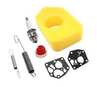 AISEN Filtre à Air 698369 avec Carburateur Membrane Joint 495770 795083 Ressort de Régulateur 691859 692211 Bougie d'Allumage pour 3.5-4.5 HP Classic Sprint Quattro Moteur