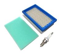AISEN Filtre à air pré-filtre avec bougie d'allumage, compatible avec tondeuse à gazon Einhell RPM 51S GM 51-Z BG-PM51S.