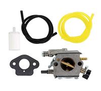 AISEN Kit carburateur avec filtre à essence pour tronçonneuse Husqvarna 51 55 Partner 540 550 Walbro WT-170 WT-170-1, 503281504