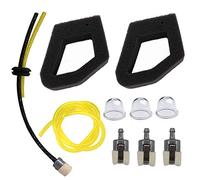 AISEN Lot de 2 Filtre à air Essence Carburant Tuyau pour GX22 GX25 GX31 GX35 HLT422 ULT425 UMK431 UMK435 HHB25 HHH25 HHT31S HHT35S WX10 FG110 Coupe-bordure 17672-Z0H-003