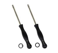 AISEN Lot de 2 tournevis de carburateur (Spline + Pac-Man) compatibles avec Husqvarna 125 135 136 137 141 142 235 235e 236 236e 240 240e 435 435e 440e McCulloch Partner Poulan Tronçonneuses