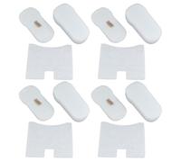 AISEN Lot de 4 filtres de rechange en mousse pour aspirateur à main Shark HZ2000 HZ2002 HZ251 Vertex UltraLight Duoclean PowerFins # XFFKHZ2000 XPMFHZ2000